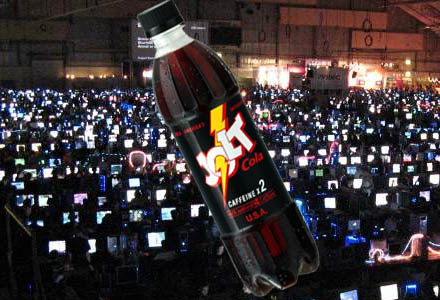 Den enda födan som behövs under DreamHack. Den enda födan som behövs under DreamHack.